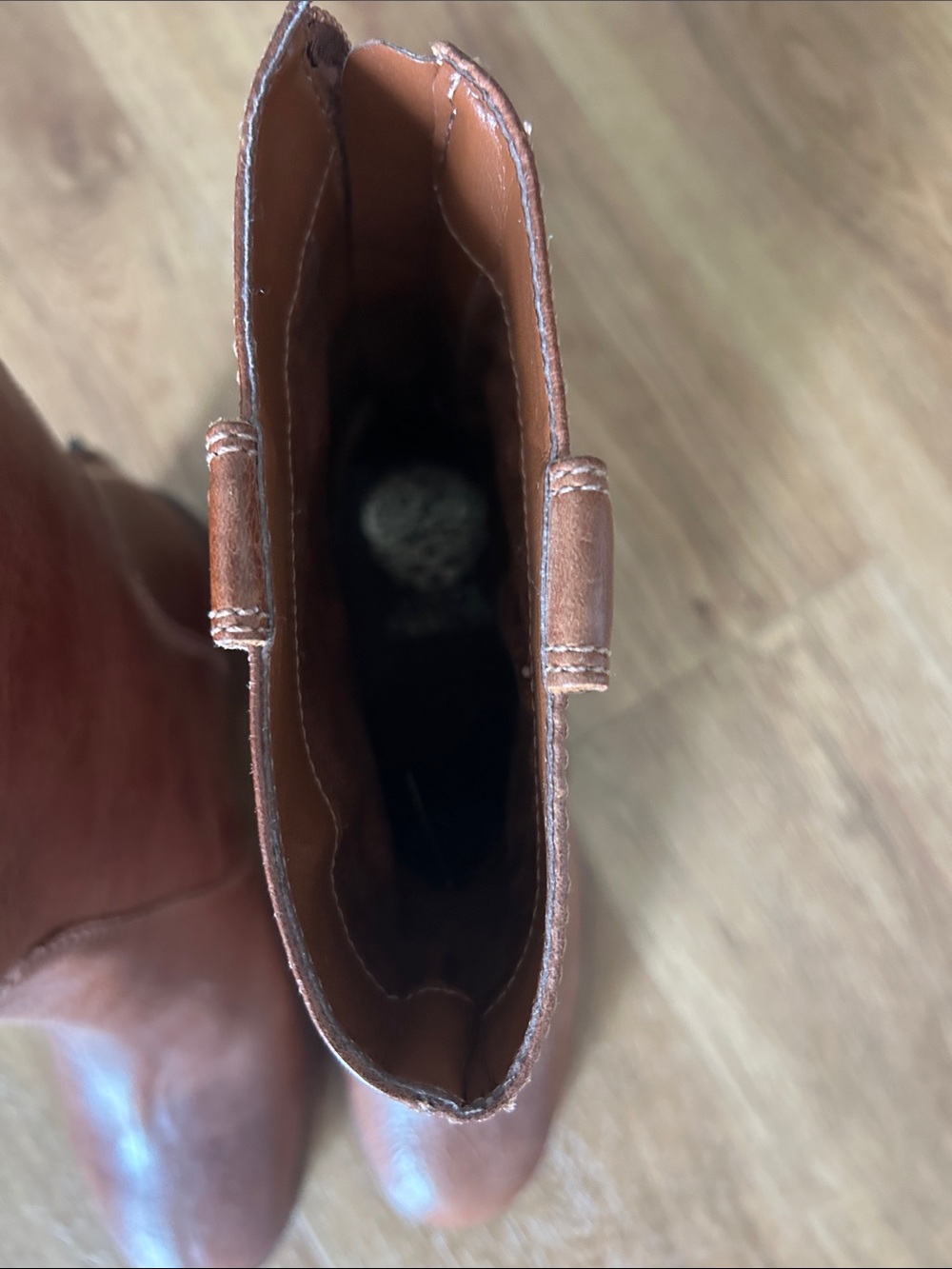 Vince Camuto Brown Leather Ankle Boots - Picture 8 of 10
